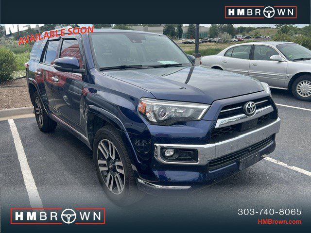 Nautical Blue Metallic 2022 Toyota 4Runner Limited 4WD SUV / Crossover All-Wheel Drive 5-Speed Automatic