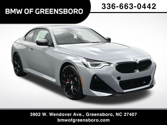 Gray (Brooklyn Grey Metallic) 2026 BMW 2 Series Coupe Rear-Wheel Drive 8-Speed Automatic
