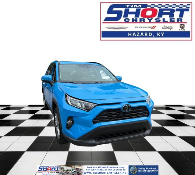 Blue Flame 2019 Toyota RAV4 SUV / Crossover All-Wheel Drive 8-Speed Automatic