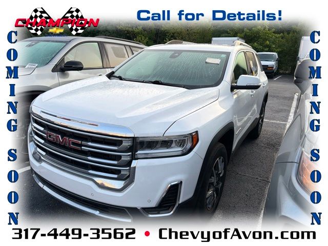 Summit White 2023 GMC Acadia SUV / Crossover Front-Wheel Drive 9-Speed Automatic