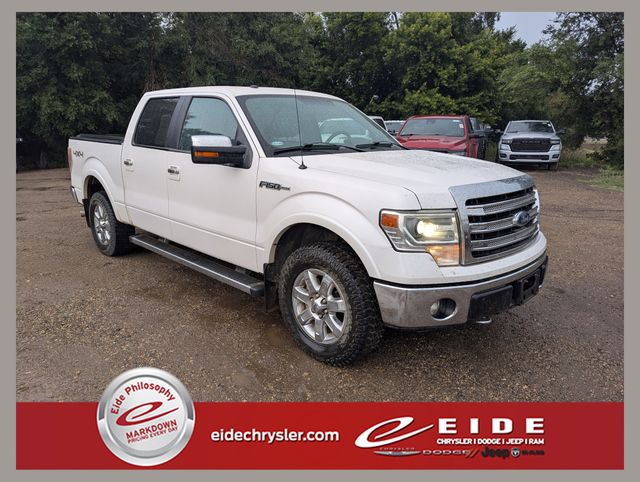 White Platinum Clearcoat Metallic 2014 Ford F-150 Pickup Truck Four-Wheel Drive 6-Speed Automatic