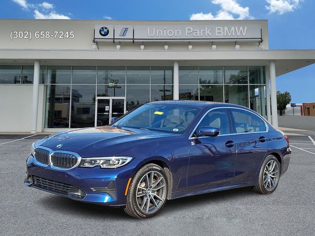Mediterranean Blue Metallic 2020 BMW 3 Series 330i xDrive Sedan AWD Sedan All-Wheel Drive 8-Speed Automatic