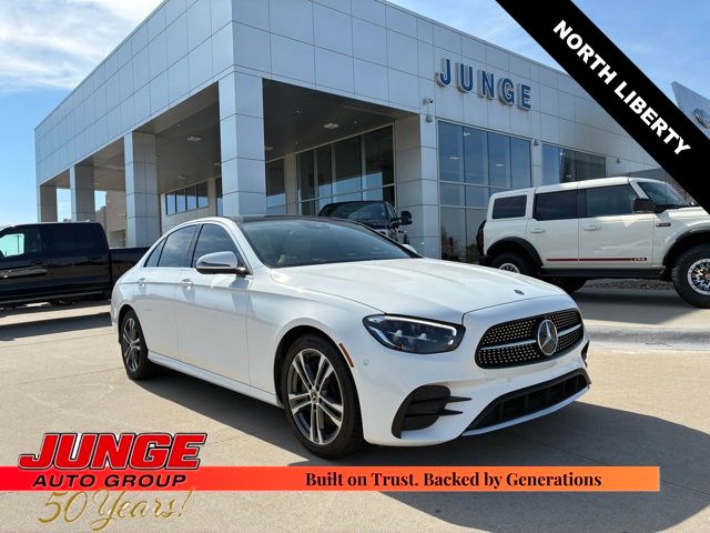 Polar White 2021 Mercedes-Benz E-Class E 350 4MATIC Sedan All-Wheel Drive 9-Speed Automatic