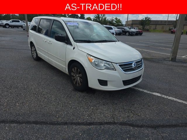 White 2012 Volkswagen Routan Minivan Front-Wheel Drive 6-Speed Automatic