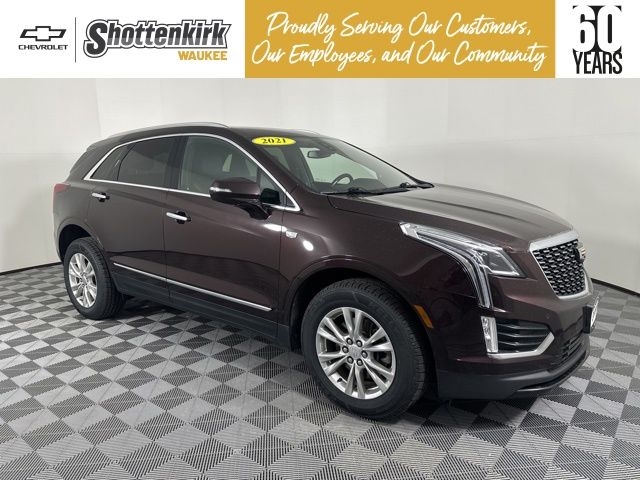 Garnet Metallic 2021 Cadillac XT5 Luxury AWD SUV / Crossover Four-Wheel Drive 9-Speed Automatic