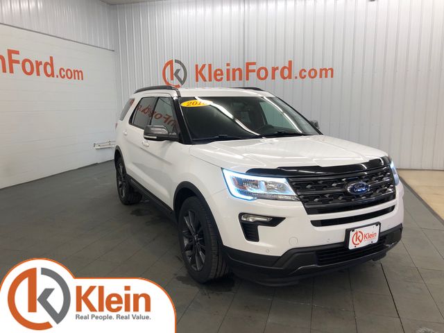 Oxford White 2018 Ford Explorer XLT AWD SUV / Crossover All-Wheel Drive 6-Speed Automatic