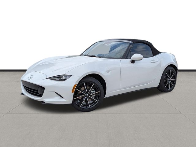 2026 Mazda MX-5 Miata Grand Touring White at AutoSavvy Houston Northwest