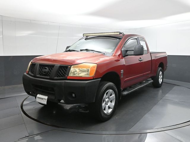 Red Brawn 2004 Nissan Titan Pickup Truck Rear-Wheel Drive 5-Speed Automatic Overdrive