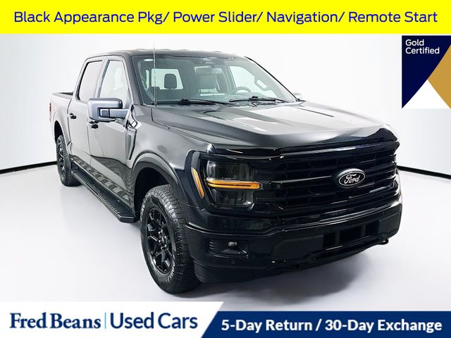 Agate Black Metallic 2024 Ford F-150 Pickup Truck Four-Wheel Drive Automatic
