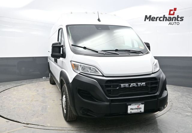 Bright White Clearcoat 2023 RAM ProMaster 2500 159 High Roof Cargo Van FWD Van Front-Wheel Drive 9-Speed Automatic