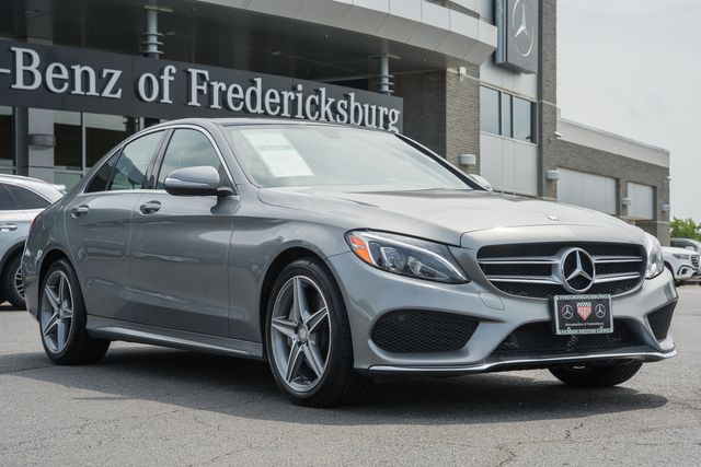 Palladium Silver Metallic 2015 Mercedes-Benz C-Class Sedan All-Wheel Drive 7-Speed Automatic