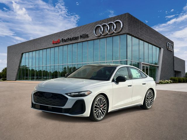 Glacier White 2026 Audi S5 Sedan All-Wheel Drive 7-Speed Automatic