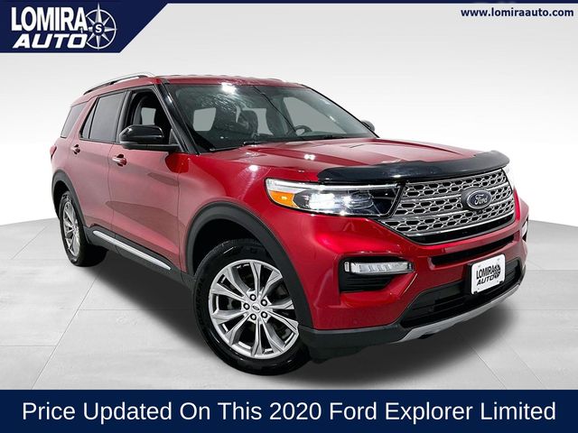 Rapid Red Metallic Tinted Clearcoat 2020 Ford Explorer SUV / Crossover All-Wheel Drive Automatic