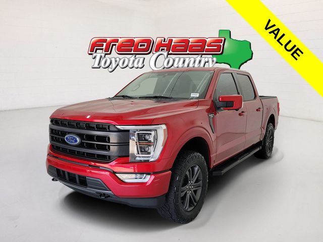 Rapid Red Metallic Tinted Clearcoat 2021 Ford F-150 Pickup Truck Four-Wheel Drive Automatic