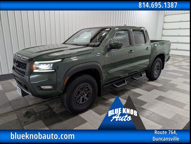 Tactical Green Metallic 2025 Nissan Frontier Pickup Truck Four-Wheel Drive 9-Speed Automatic Overdrive