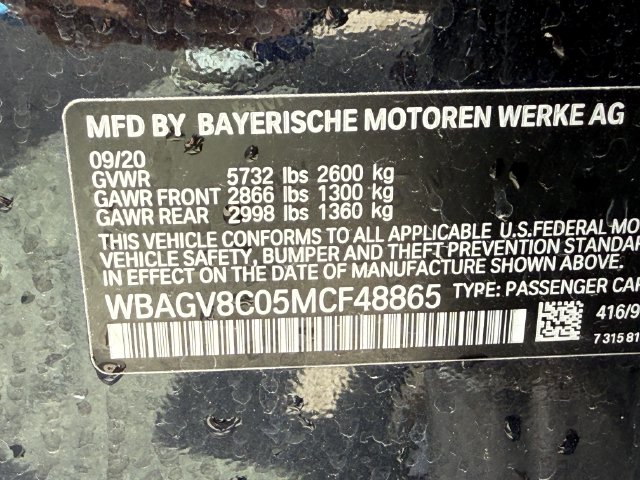 2021 BMW 8 Series M850i xDrive Gran Coupe Black at Ultimate Motorsports