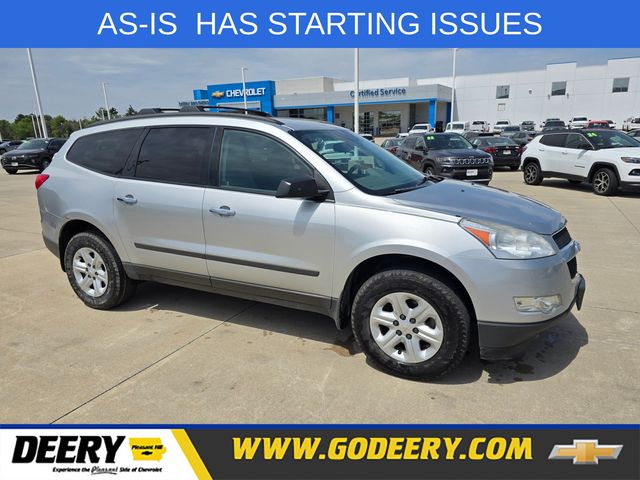 Silver Ice Metallic 2012 Chevrolet Traverse LS FWD SUV / Crossover Front-Wheel Drive 6-Speed Automatic Overdrive