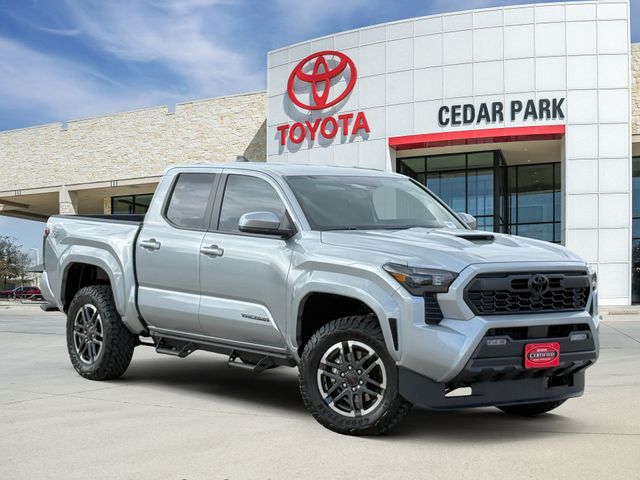 Celestial Silver Metallic 2025 Toyota Tacoma TRD Sport Double Cab 4WD Pickup Truck Four-Wheel Drive 8-Speed Automatic