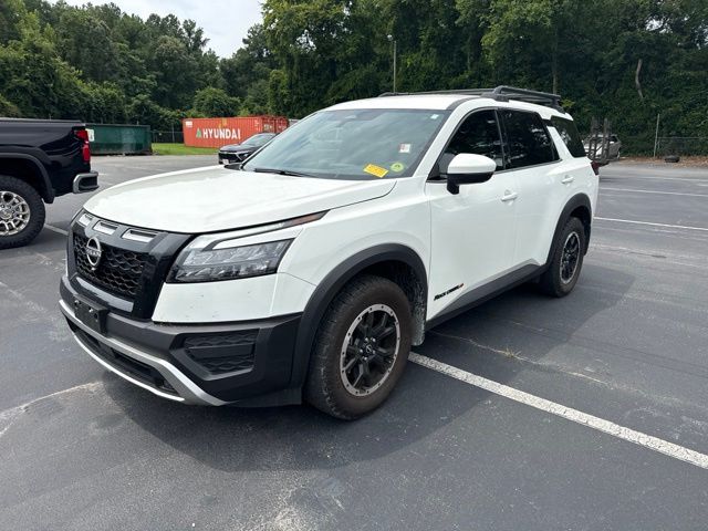 Glacier White 2024 Nissan Pathfinder SUV / Crossover All-Wheel Drive 9-Speed Automatic