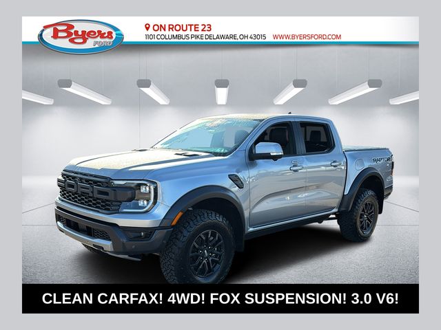 Iconic Silver Metallic 2024 Ford Ranger Pickup Truck Four-Wheel Drive Automatic