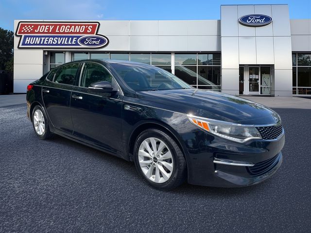 Ebony Black 2018 Kia Optima EX Sedan Front-Wheel Drive 6-Speed Automatic