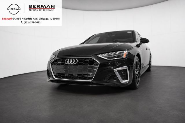 Black Metallic 2024 Audi A4 Sedan All-Wheel Drive 7-Speed Automatic