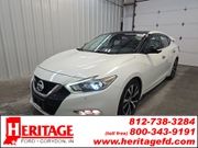 Pearl White 2018 Nissan Maxima Platinum FWD Sedan Front-Wheel Drive Continuously Variable Transmission