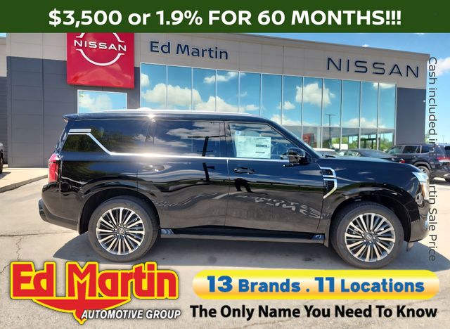 Super Black 2026 Nissan Armada SUV / Crossover Four-Wheel Drive 9-Speed Automatic