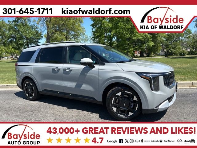 Ceramic Silver 2026 Kia Carnival Minivan Front-Wheel Drive 8-Speed Automatic