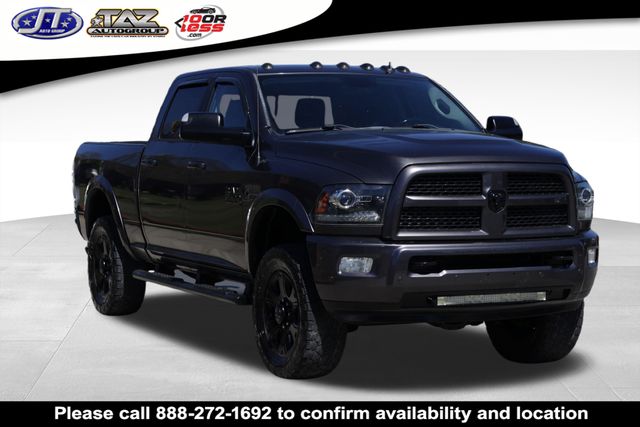 Gray (Granite Crystal Metallic Clearcoat) 2017 RAM 3500 Laramie Crew Cab 4WD Pickup Truck Four-Wheel Drive 6-Speed Automatic