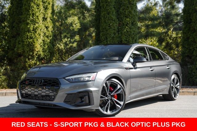 Silver 2025 Audi S5 Sportback   8-Speed Automatic