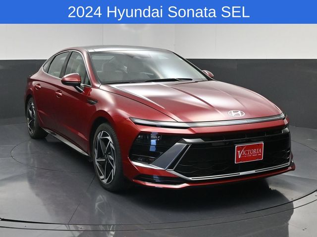 2024 Hyundai Sonata SEL Red at Wharton Chevrolet GMC