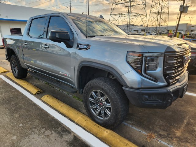 2024 GMC Sierra 1500 AT4X Silver at Classic Elite Chevrolet Sugar Land