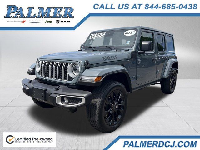Anvil Clear Coat 2025 Jeep Wrangler 4xe Sahara 4WD SUV / Crossover Four-Wheel Drive 8-Speed Automatic