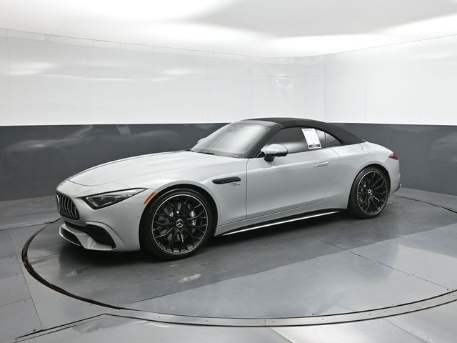 Gray 2025 Mercedes-Benz SL-Class AMG SL 43 RWD Convertible Rear-Wheel Drive 9-Speed Automatic