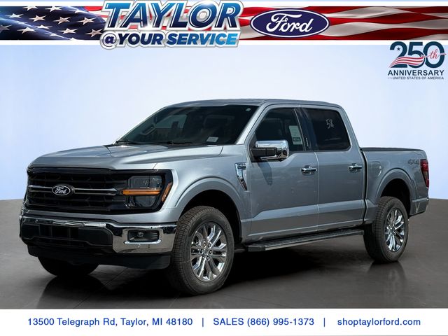 Iconic Silver Metallic 2026 Ford F-150 Pickup Truck Four-Wheel Drive Automatic