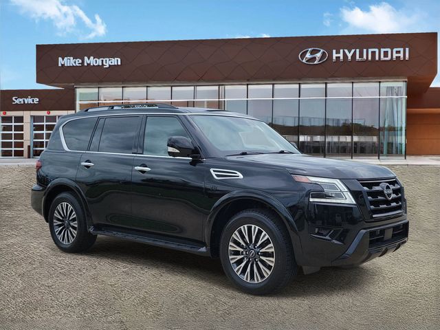 Super Black 2021 Nissan Armada SL RWD SUV / Crossover 4X2 7-Speed Automatic