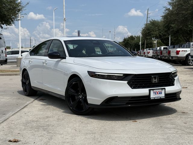 2025 Honda Accord Hybrid Sport-L White at River Oaks CDJR