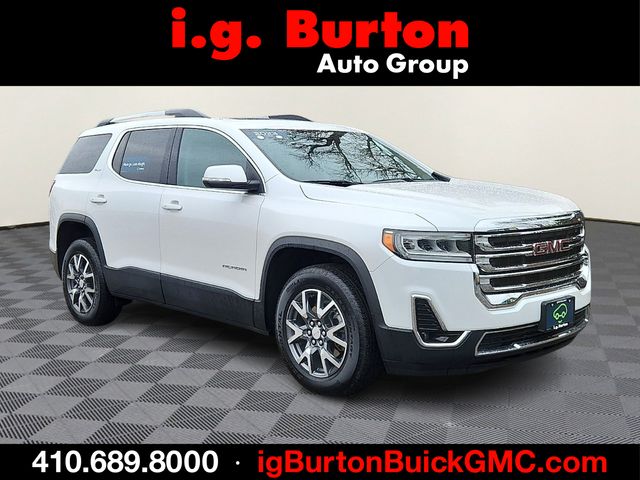 White Frost 2023 GMC Acadia SLT AWD SUV / Crossover Four-Wheel Drive 9-Speed Automatic