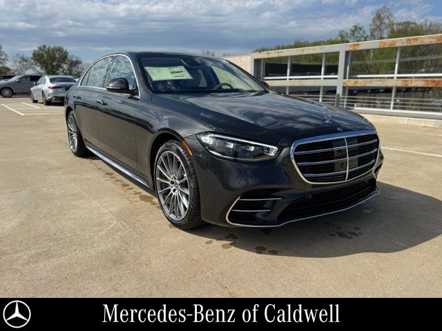 Gray (Graphite Grey Metallic) 2026 Mercedes-Benz S-Class S 580 4MATIC Sedan All-Wheel Drive 9-Speed Automatic