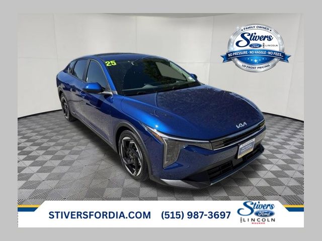Deep Sea Blue 2025 Kia K4 Sedan Front-Wheel Drive Continuously Variable Transmission