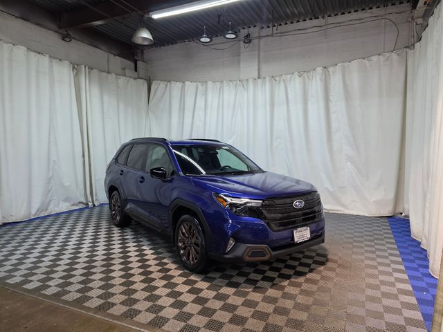 Sapphire Blue Pearl 2026 Subaru Forester Sport Crossover AWD SUV / Crossover All-Wheel Drive Continuously Variable Transmission