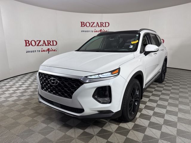 2019 Quartz White Hyundai Santa Fe Limited FWD SUV