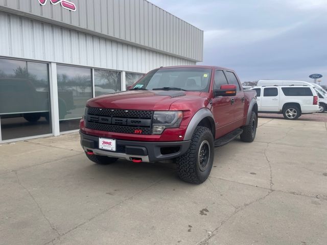 Ruby Red Metallic Tinted Clearcoat 2014 Ford F-150 SVT Raptor SuperCrew 4WD Pickup Truck Four-Wheel Drive 6-Speed Automatic