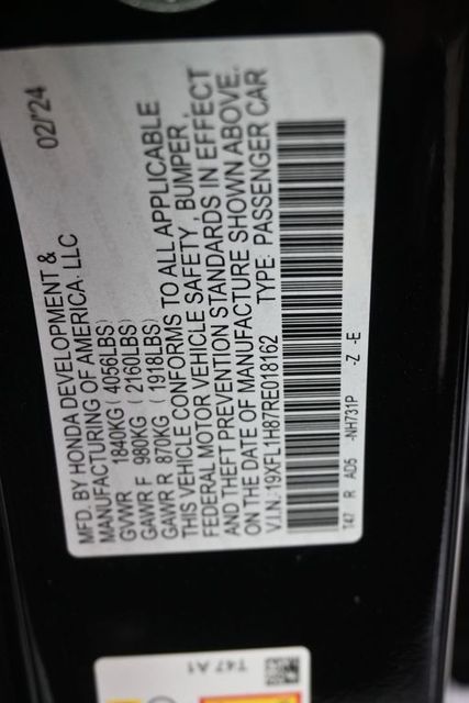 2024 Honda Civic Sport Touring Black at Community Honda