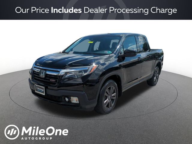 Crystal Black Pearl 2020 Honda Ridgeline Pickup Truck All-Wheel Drive 9-Speed Automatic