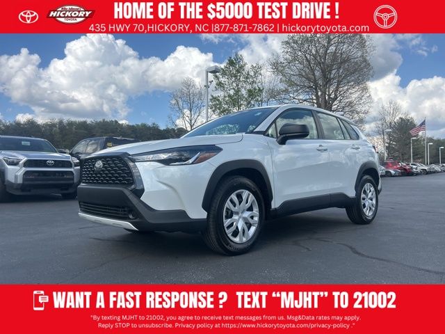 Pearl 2024 Toyota Corolla Cross L FWD SUV / Crossover Front-Wheel Drive Continuously Variable Transmission