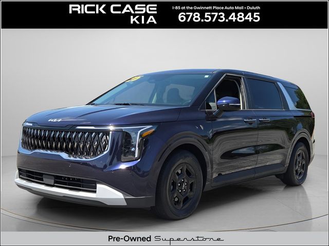 Deep Chroma Blue 2025 Kia Carnival LXS FWD Minivan Front-Wheel Drive 8-Speed Automatic