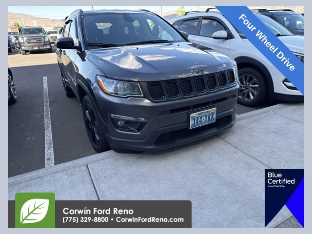 Gray (Granite Crystal Metallic Clearcoat) 2019 Jeep Compass Latitude 4WD SUV / Crossover Four-Wheel Drive 9-Speed Automatic