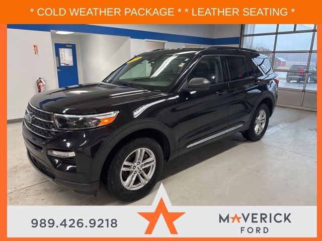 Agate Black Metallic 2023 Ford Explorer SUV / Crossover All-Wheel Drive Automatic